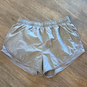 Nike Women's Athletic Shorts in Light Gray